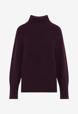 Knitted Cashmere High-Neck Sweater