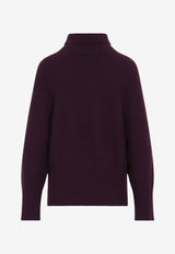 Knitted Cashmere High-Neck Sweater