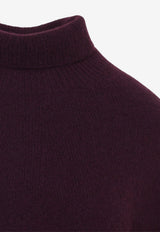 Knitted Cashmere High-Neck Sweater