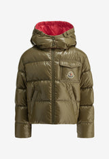 Moncler Kids Boys New Andro Glossy Puffer Jacket Green NEW ANDRO1A00003-597EU82E_1e7399e8-e95c-4b96-a8f2-512c1b2dfd10
