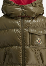 Moncler Kids Boys New Andro Glossy Puffer Jacket Green NEW ANDRO1A00003-597EU82E_1e7399e8-e95c-4b96-a8f2-512c1b2dfd10
