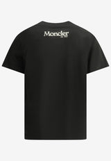 Moncler Kids Boys Logo Patched T-shirt Black 8C00008-K89AFV999_90cecd3c-eab0-4084-b466-bf3daeedb996
