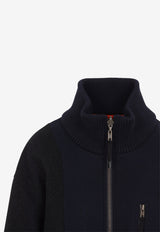 Reversible Spliced Bomber Jacket