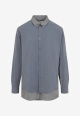 Double-Layer Checked Shirt