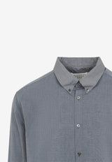 Double-Layer Checked Shirt