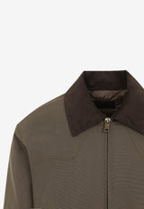Zip-Up Blouson Jacket