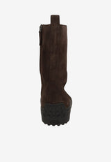 Tod's Winter Gommino Suede Ankle Boots Brown XXW84L0JU70-RE0-S808