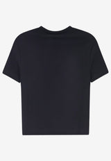 Fendi Logo Patch Cropped T-shirt Black FS8110AW87F0GME_BLACK_70026694