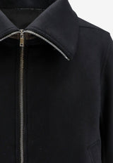 Rick Owens Zip-Up Wool Jacket Black RU02F4751WMT09_BLACK_70217387