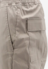 Rick Owens Elastic Waistband Straight-Leg Pants Gray RU02F4380TE34_DUST_70217388