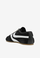 Dries Van Noten Contrast Panel Suede Sneakers Black 0217000133/T_DRVNO-998