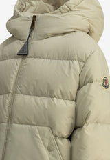 Moncler Kids Boys Xhante Zip-Up Puffer Jacket Beige XHANTE1A00033-53A5E203_7231f160-2bb6-4fe4-8652-77336290dcd8