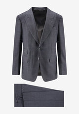 Tom Ford Single-Breasted Wool Suit Gray 2LEP01W0155TBF_ANTHRACITE_70014407