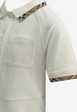 Burberry Kids Girls Check-Trimmed Polo T-shirt Dress White 8126330_81073e57-b3dd-4f2f-84b6-4eb2a11a5f3f