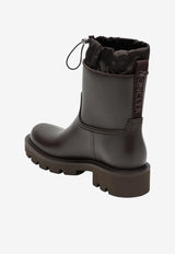 Moncler Kickstream Rain Boots Dark Brown 4G00190M4522/T_MONCL-243