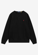 Polo Ralph Lauren Embroidered Pony Sweatshirt Black 710766772001UCO/T_POLOR-PB