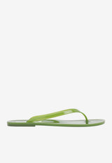 Christopher Esber Jo Jelly Thong Sandals Green 24029356PVC/T_CHRES-DG