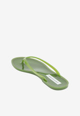 Christopher Esber Jo Jelly Thong Sandals Green 24029356PVC/T_CHRES-DG