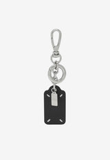 Maison Margiela Double-Label Logo Keychain Black SA2UA0017P4745/T_MARGI-T8013
