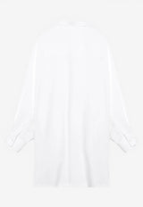 Loewe Batwing Poplin Shirt Dress White S359Y09XMQCO/T_LOEW-2100