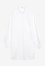 Loewe Batwing Poplin Shirt Dress White S359Y09XMQCO/T_LOEW-2100