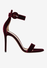 Gianvito Rossi Portofino 105 Velvet Sandals Bordeaux G6109615RICVELSYRA_5ff23ebb-a099-41d6-a298-b788e8fbf661