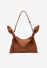 Loewe Medium Scarf Leather Shoulder Bag Brown ABNYBNMX01LE/T_LOEW-4927