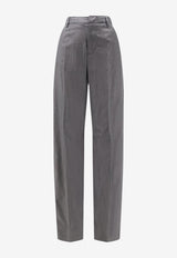 MM6 Maison Margiela Straight-Leg Tailored Pants Gray S52KA0568M35788001F_GREY_70014335