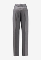 MM6 Maison Margiela Straight-Leg Tailored Pants Gray S52KA0568M35788001F_GREY_70014335