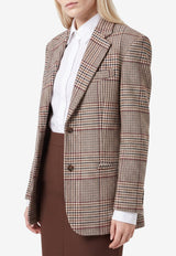 Federica Tosi Prince of Wales Check Blazer Beige 30300-308-51