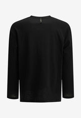 Jacquemus Signature Logo Long-Sleeved T-shirt Black TSU00351AJ00289BLACK_f8d9cf65-0a0b-456e-88f2-77241e523455