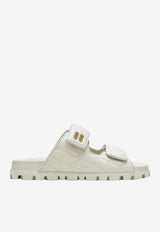 Miu Miu Matelassé Nappa Sandals White 5XX64001088T/T_MIU-F0009