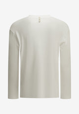 Jacquemus Signature Logo Long-Sleeved T-shirt White TSU00351AJ00289WHITE_8c3e2088-0019-4e27-8927-6392b7038a3f