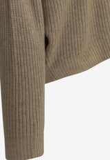 Isabel Marant Brooke Wool and Cashmere Turtleneck Sweater Beige 25APU0231FAB1L07I90BE_e4eef708-666f-411b-9f2d-4c7a88e728f6