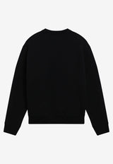 AMI PARIS Ami De Coeur Sweatshirt Black HSW763730/T_AMI-045