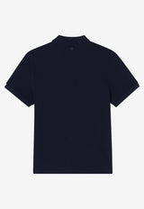 AMI PARIS Ami De Coeur Polo T-shirt Navy BFUPL001U760/T_AMI-430