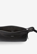 Fendi Small Zipper Top Shoulder Bag Black 8BS123B14MF0QA1_Black_70026561