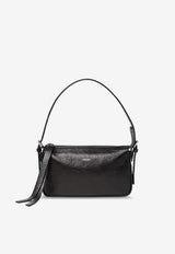 Fendi Small Zipper Top Shoulder Bag Black 8BS123B14MF0QA1_Black_70026561