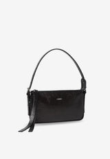 Fendi Small Zipper Top Shoulder Bag Black 8BS123B14MF0QA1_Black_70026561