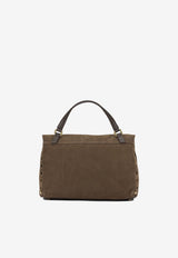 Zanellato Small Postina Nubuck Leather Handbag Brown POSTINA JONES NABUK S0680900070000Z1164_e4d51d85-9219-4215-8608-32263c0685db