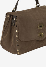 Zanellato Small Postina Nubuck Leather Handbag Brown POSTINA JONES NABUK S0680900070000Z1164_e4d51d85-9219-4215-8608-32263c0685db
