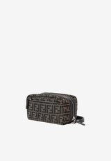 Fendi Small Zucca FF Jacquard Toiletry Pouch Brown 8N0216B16FF1PR4_Black_70026562