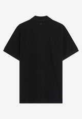AMI PARIS Ami De Coeur Polo T-shirt Black BFUPL001U760/T_AMI-001
