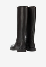 Gianvito Rossi Ascott Knee-High Leather Boots Brown G8012820GOMCLNMOKA_d25db43b-c7a9-451e-b9eb-b889c1700539