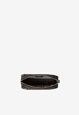 Fendi Micro Zucca FF Jacquard Pouch Bag Brown 8N0218B1J2F1PR4_Black_70026620