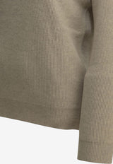 Brunello Cucinelli Cashmere Knit Crewneck Sweater Beige M12175400C9731_1f8ec93c-850d-4733-923d-74605a1803c8