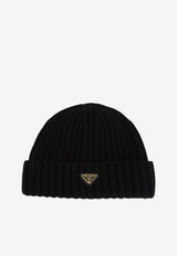 Triangle Logo Wool Beanie