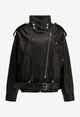 Isabel Marant Farza Leather Jacket Black 26AVE0744FAD3B04I01BK_532400be-55b6-4441-9b26-55e7f141fd19