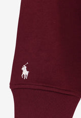 Polo Ralph Lauren Printed Hooded Sweatshirt Burgundy 710B26149005_CLASSICWINE_70027102