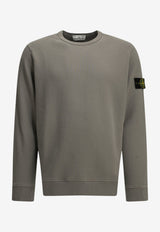 Stone Island Compass Patch Crewneck Sweatshirt Gray L2S156100049S0A20V0060_077234ca-4d65-4172-b19f-e01778248337